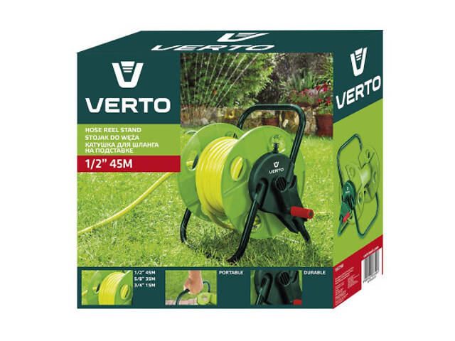 Котушка для шланга Verto котушка на підставці (15G790) - Фото 3