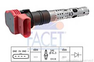 Котушка запалювання для моделей: AUDI (ALLROAD, A4, A4, A4, A8, A6, A4, A4, A6)