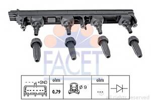 Катушка зажигания для моделей: CITROËN (C8, C4,C5,C5,C4,JUMPY,JUMPY,C4,C5,C5,C4), PEUGEOT (607,307,307,807,307,407,307