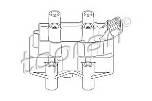 Катушка зажигания для моделей: CITROËN (ZX, AX), PEUGEOT (106,205,306,306,405,405,106)