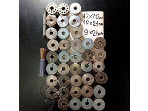 Котушки для побутових та промислових швейних машинок. б/в.
