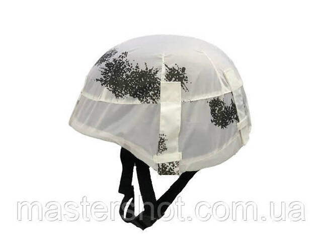 Кавер (чехол) для баллистического шлема (каски) MICH зима (клякса) ms ms - Фото 1