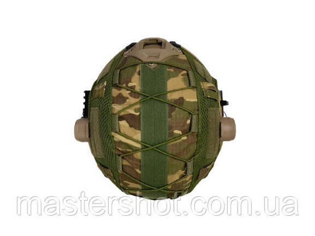 Кавер (чехол) для шлема Fast Mandrake и подсумок карман (противовес) для аксессуаров на кавер, мультикам ms - Фото 2
