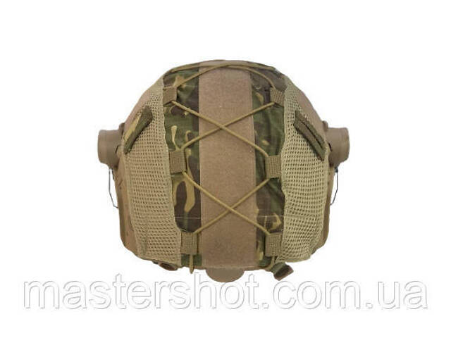 Кавер (чехол) для шлема Fast Mandrake и подсумок карман (противовес) для аксессуаров на кавер, мультикам ms - Фото 3