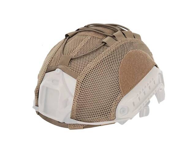 Кавер (чохол) на балістичний шолом типу Fast сітка Койот - Фото 1