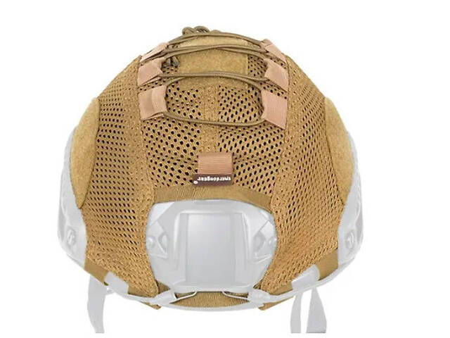Кавер (чохол) на балістичний шолом типу Fast сітка Койот - Фото 4