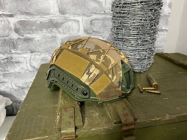 Кавер на шлем типа FAST (TOR-D) пиксель - Фото 2