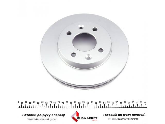 KAVO PARTS BR-6808-C Диск гальмівний (передній) Renault Kangoo 1.2i/1.4i/1.9D 97-00 (238x2