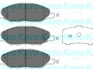 KAVO PARTS KBP6578. Комплект гальмівних колодок