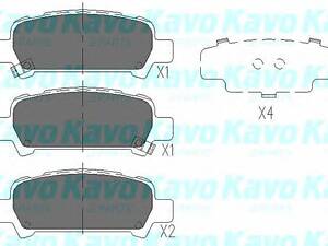 KAVO PARTS KBP8002. Комплект гальмівних колодок