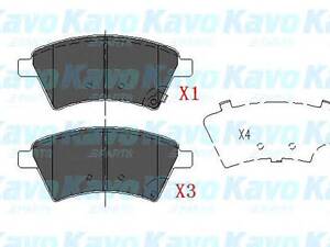 KAVO PARTS KBP8523. Комплект гальмівних колодок