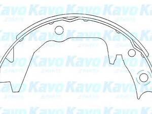 KAVO PARTS KBS6404. Комплект гальмівних колодок