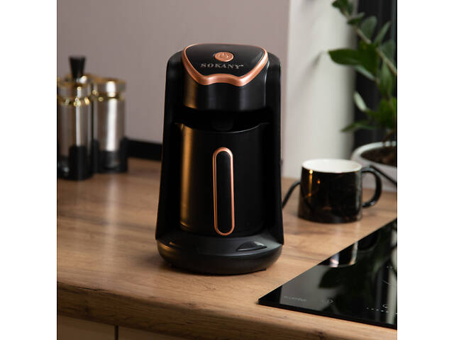 Кавоварка електрична 250 (мл) для дому та офісу Sokany електрокавоварка побутова kofevarka - Фото 10