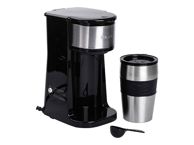 Кавоварка електрична 420 (мл) для дому та офісу Sokany - Фото 2