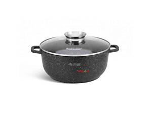 Казан 3,3л круглый, мраморное покрытие 22см ТМ EDENBERG