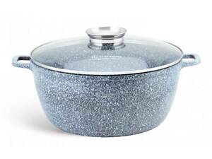 Казан ал. 5,6л гранитное покрытие со стеклянной крышкой ЕВ-3979 ТМ EDENBERG