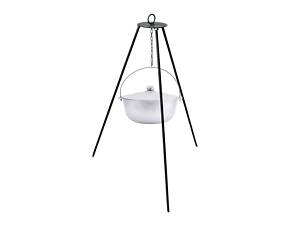 Казан алюминиевый Brizoll 10 л, с дужкой, крышкой и треногой