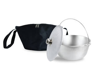 Казан алюминиевый Brizoll 10 л, с дужкой, крышкой и чехлом