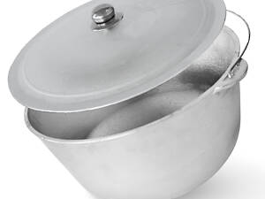 Казан алюмінієвий Brizoll з дужкою та кришкою 15 л