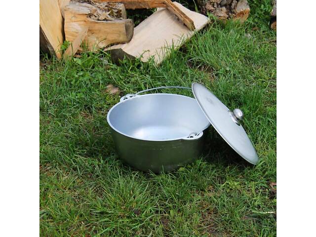 Казан алюмінієвий Преміум 10 л - Фото 1