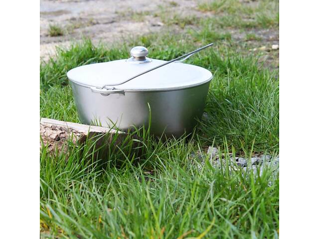 Казан алюмінієвий Преміум 8 л - Фото 2