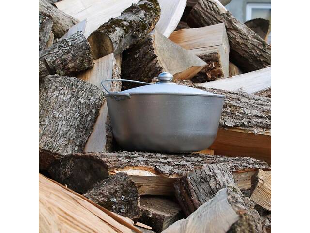 Казан алюмінієвий Преміум 8 л - Фото 6