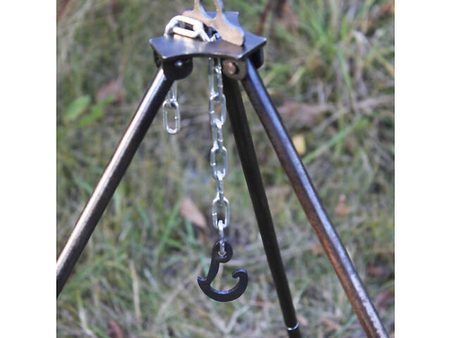 Казан чавунний Похідний 10 л із триногою на розбірних ніжка - Фото 6