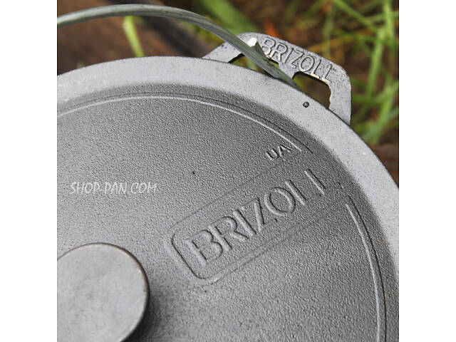 Казан чавунний Похідний 10 л із триногою на розбірних ніжка - Фото 7