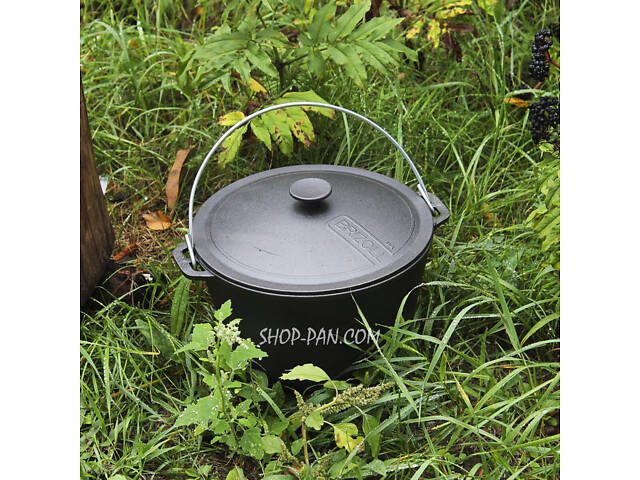 Казан чавунний Похідний 12 л із триногою на розбірних ніжка - Фото 4