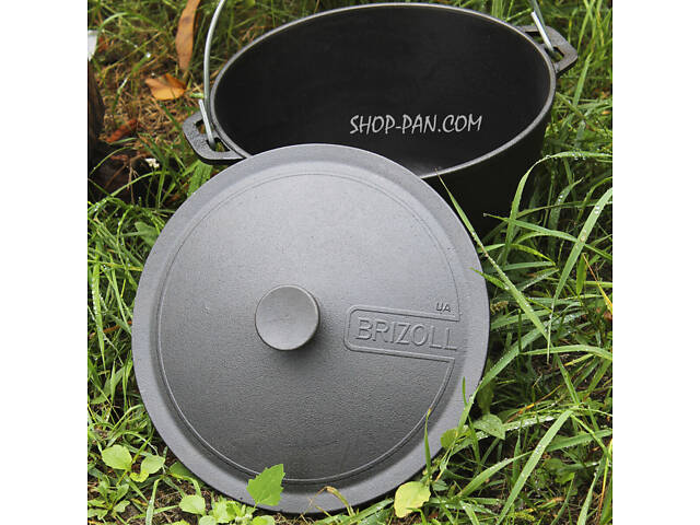 Казан чавунний Похідний 12 л із триногою на розбірних ніжка - Фото 3