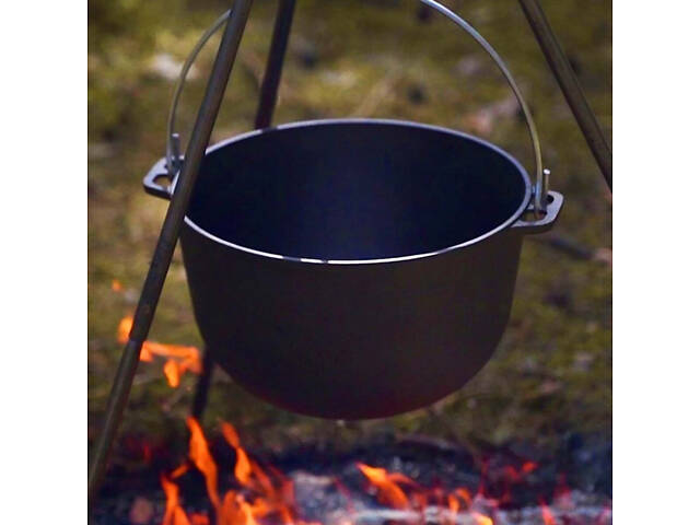 Казан чавунний Похідний 12 л - Фото 6