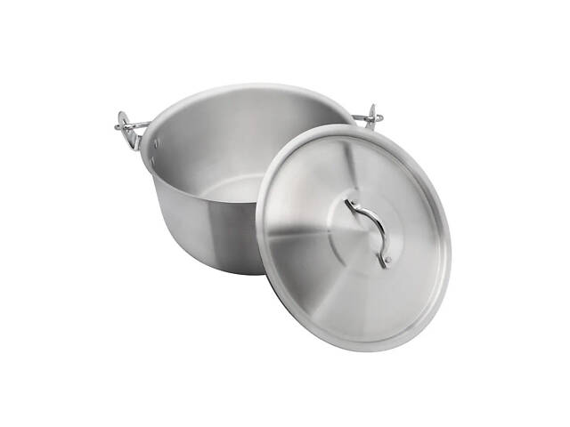 Казан котел походный рыбацкий алюминиевый 15 л с дужкой и крышкой Interos - Фото 3