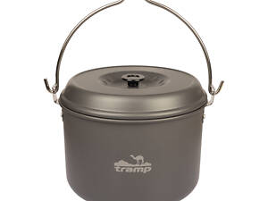 Казан Tramp анодований з кришкою 5л UTRC-040