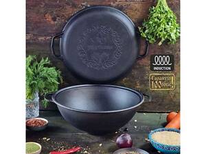 Казан узбекский WOK 8л с крышкой-сковородой Т405СР ТМ Maysternya