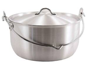 Казан с ручкой 4,5л алюминиевый. Туристический ТМ INTEROS.