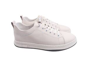 Кеды мужские Brooman молочные натуральная кожа 952-23DTS 43