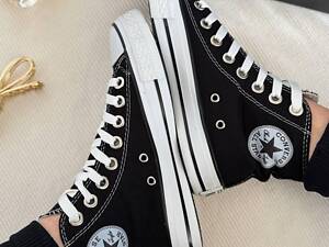 Кеди Converse All Star ЧБ Лого