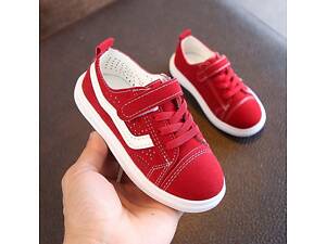 Кеди дитячі Fashion PU-замша червоні, Розмір 25