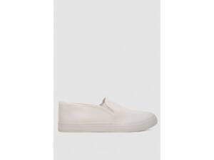 Кеди з тканини, колір білий, 248RLX01