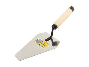 Кельма плиточника MASTERTOOL ЛП ударна нержавіюча сталь дерев'яна ручка 19-4497