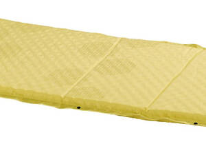 Кемпинговый коврик самонадувающийся, мат Rocktrail желтый.