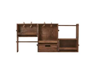 Кемпинговая этажерка с полками Naturehike CNH22JU018 натуральное дерево