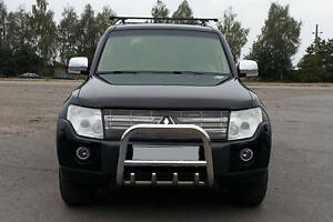 Кенгурятник QT006 (нерж.) 51 мм для Mitsubishi Pajero Wagon III