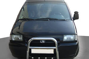 Кенгурятник QT006 (нерж) для Citroen Jumpy 1996-2007 гг