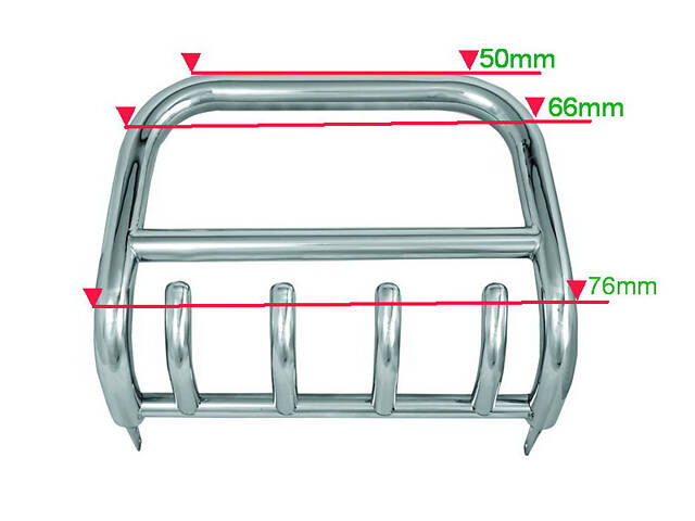 Кенгурятник QT006 (нерж.) для Land Rover Freelander II