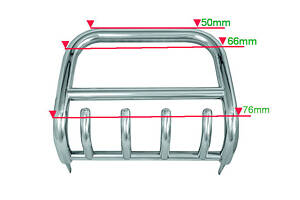 Кенгурятник QT006 (нерж.) для Nissan Pathfinder R51 2005-2014 гг