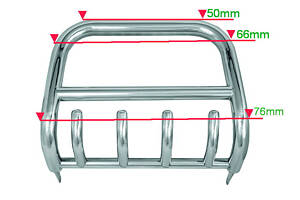 Кенгурятник QT006 (нерж.) для Toyota Land Cruiser Prado 120