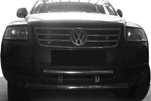 Кенгурятник ST013 (нерж) для Volkswagen Touareg 2002-2010 рр.