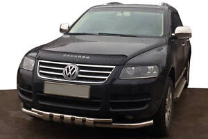 Кенгурятник ST015 (нерж) для Volkswagen Touareg 2002-2010 гг