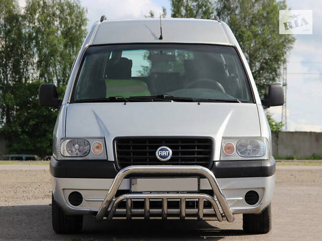 Кенгурятник WT002 (нерж) для Fiat Scudo 1996-2007 гг